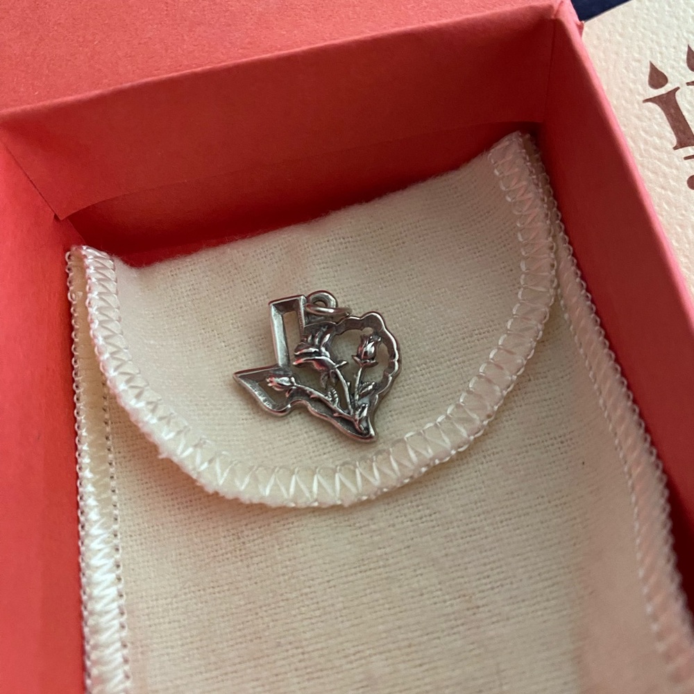 James Avery Silver Texas Charm, Unused.
